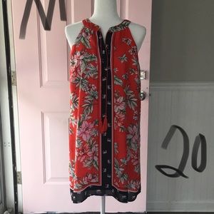 Anthropologie sleeveless shift dress